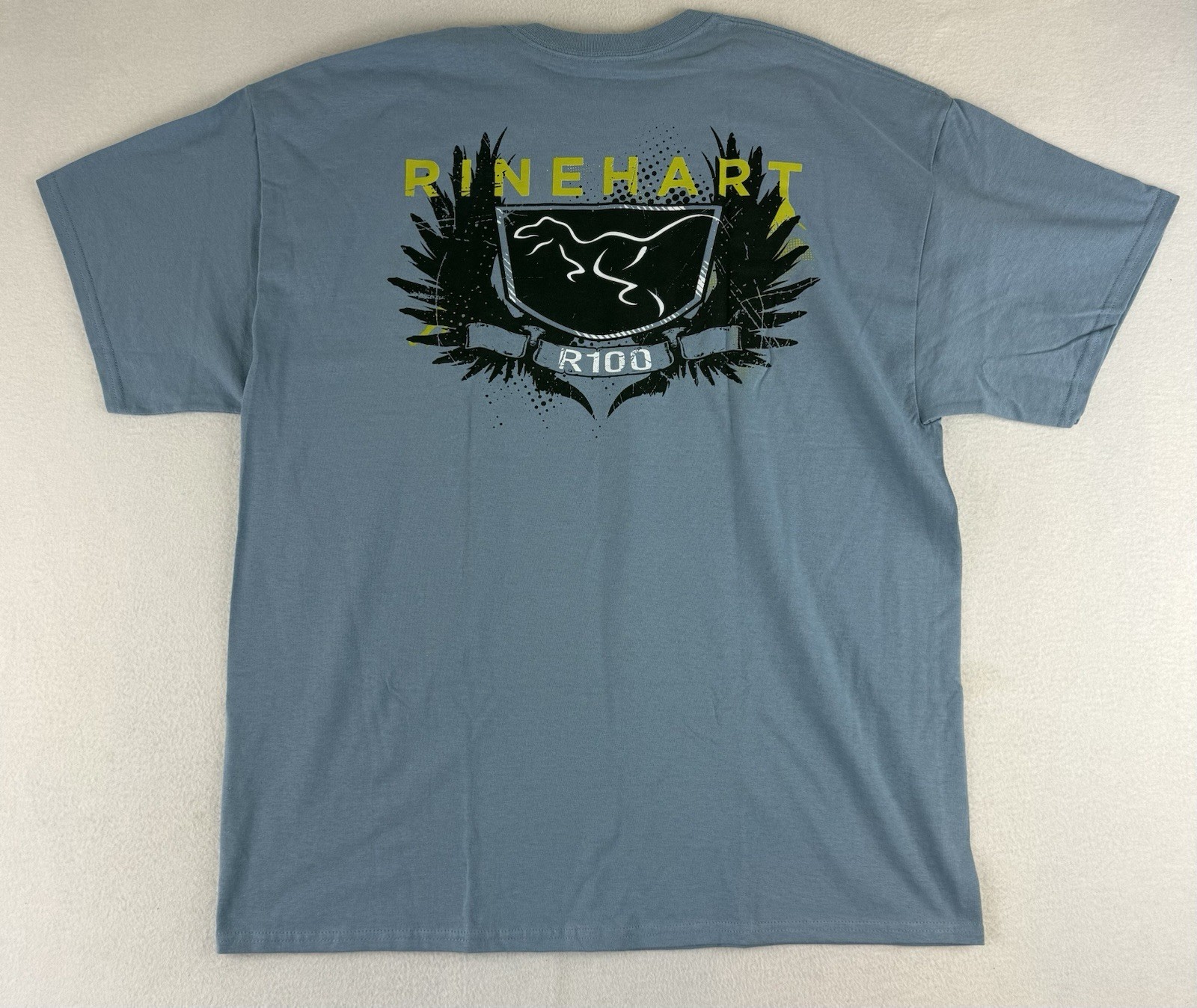 Rinehart R100 T Shirt Mens 2XL Archery Hunting Velociraptor Dinosaur gallery
