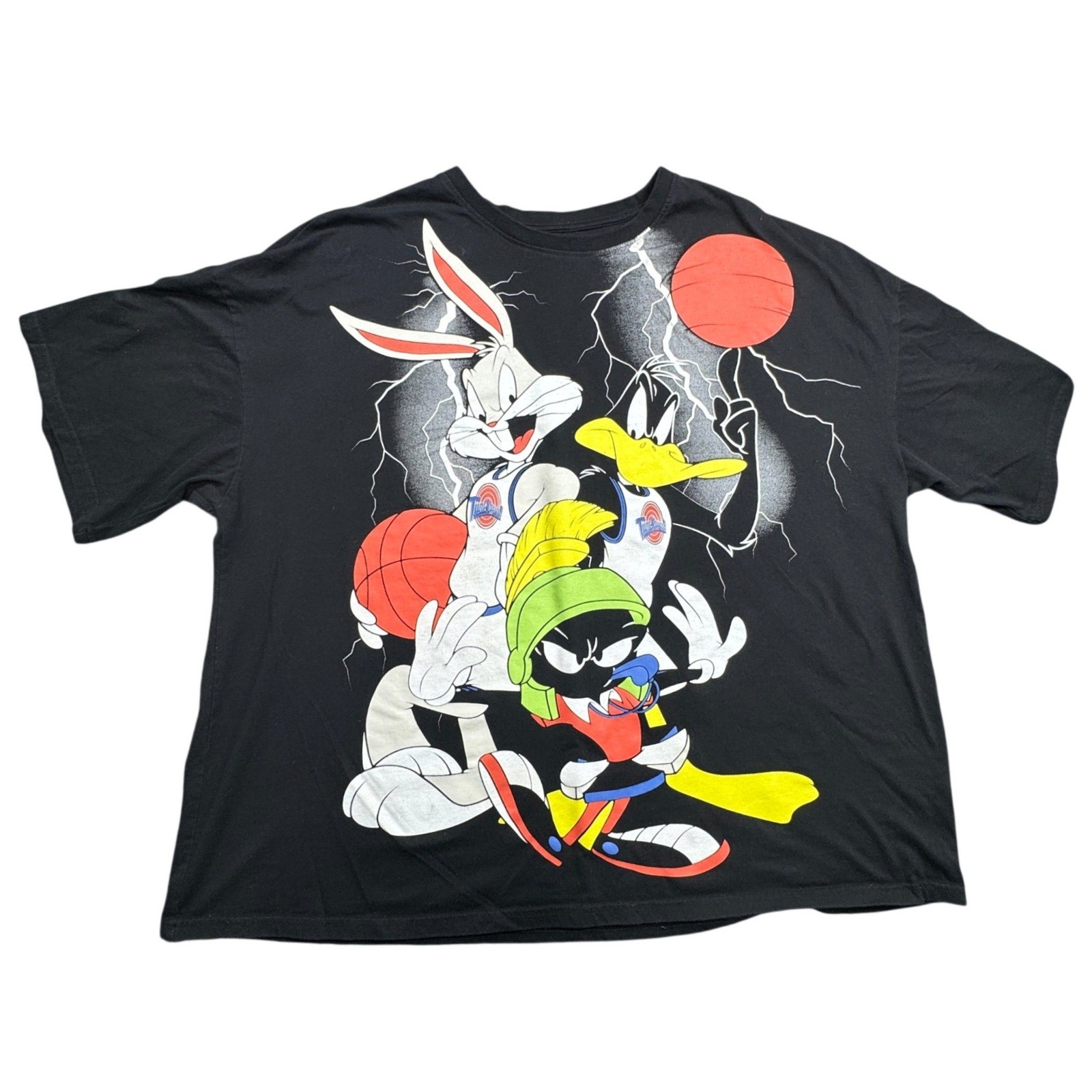 Space Jam A New Legacy T Shirt Mens XL Black Tune Squad Bugs Bunny Graphic Movie gallery