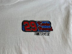 Competitors View Kevin Harvick #29 Right On Track Large White T Shirt NASCAR