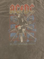 ACDC “Blow up your video” Distressed Graphic Tee