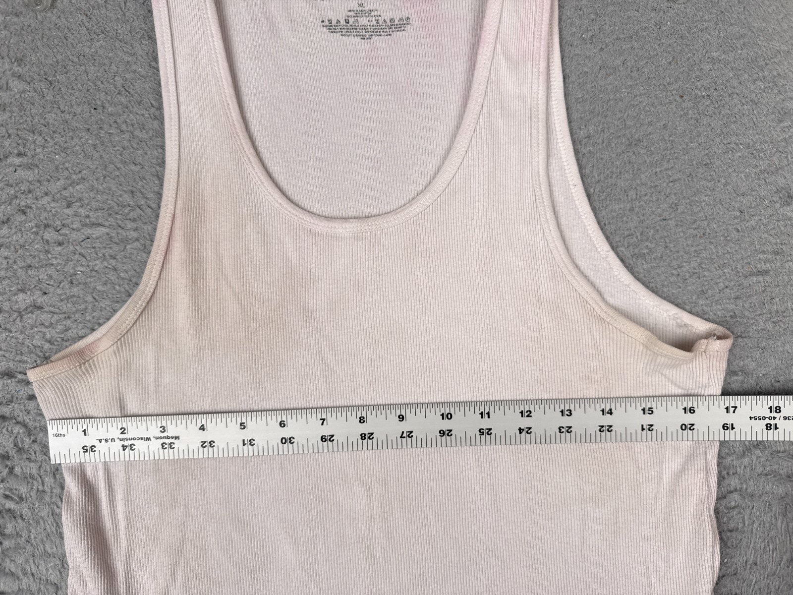 Tommy Hilfiger Shirt Adult Extra Large White Tank Sleeveless Scoop Neck gallery