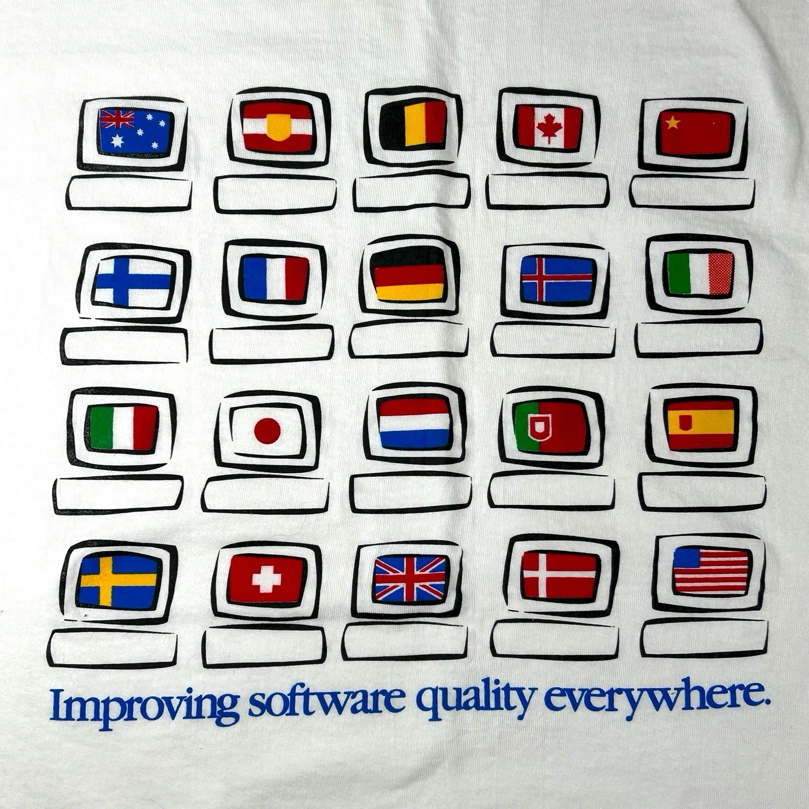 Vtg Pure Software Improving Software Quality Everywhere Shirt Men’s XL Hanes USA gallery