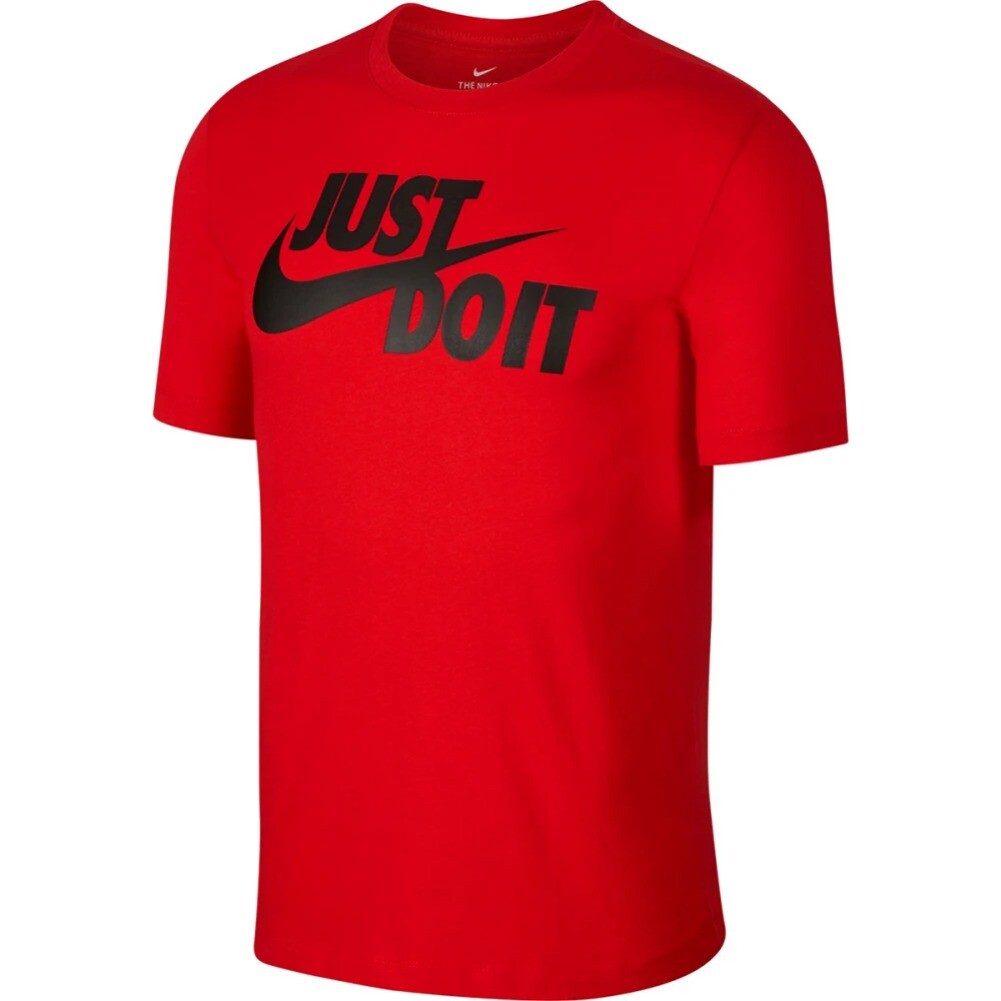 Nike Men's T-Shirt Sportswear "Just Do It" Short Sleeve Crew Neck Athletic Shirt gallery