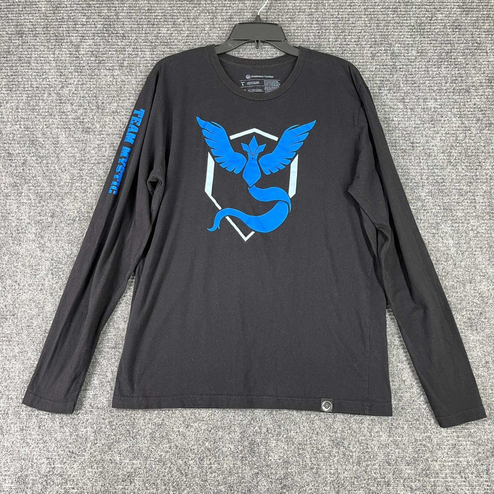Pokemon Center Pokemon GO Team Mystic Long Sleeve Shirt Articuno Graphic L Mens gallery