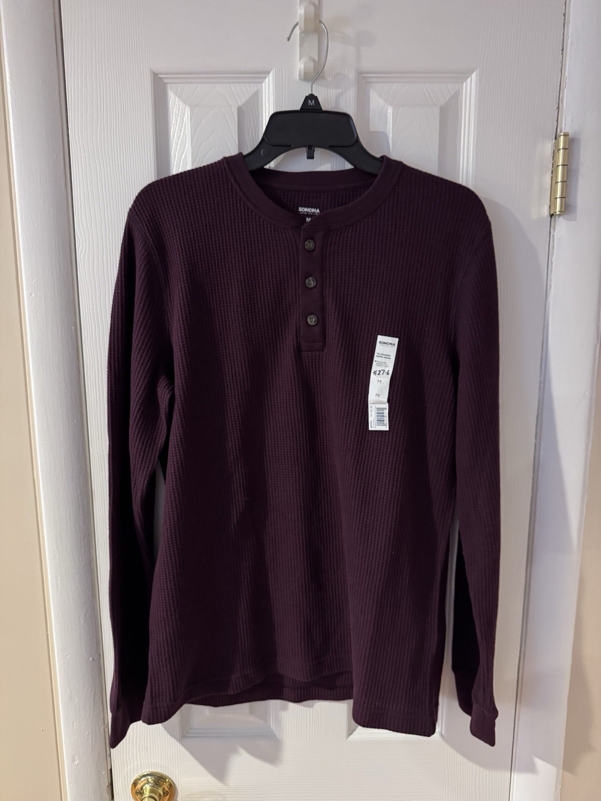 Sonoma Goods For Life Essential Long Sleeve Waffle Henley gallery