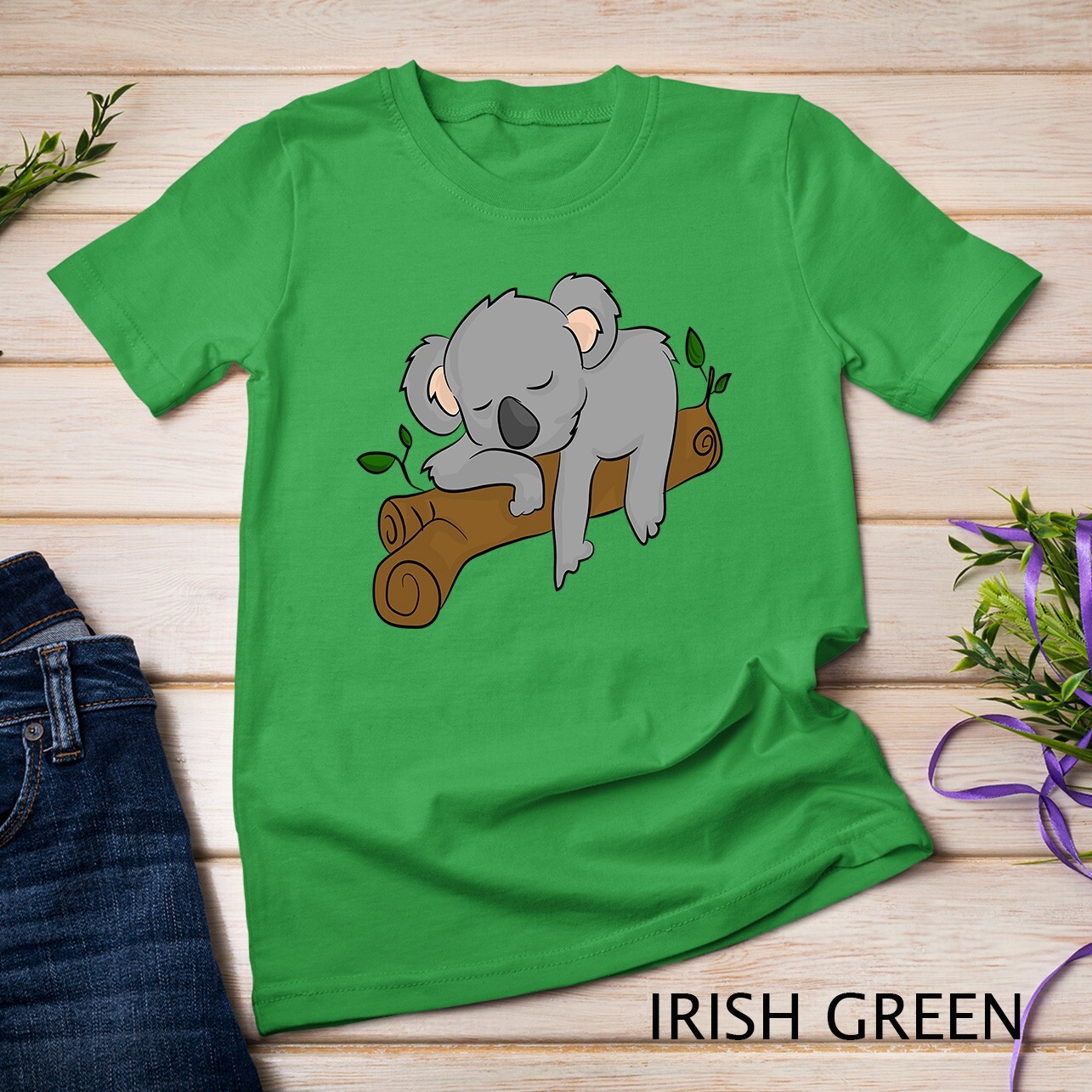 Cute Koala Bear Sleeping Lazy Animal Lover Gift Clothes Unisex T-shirt gallery