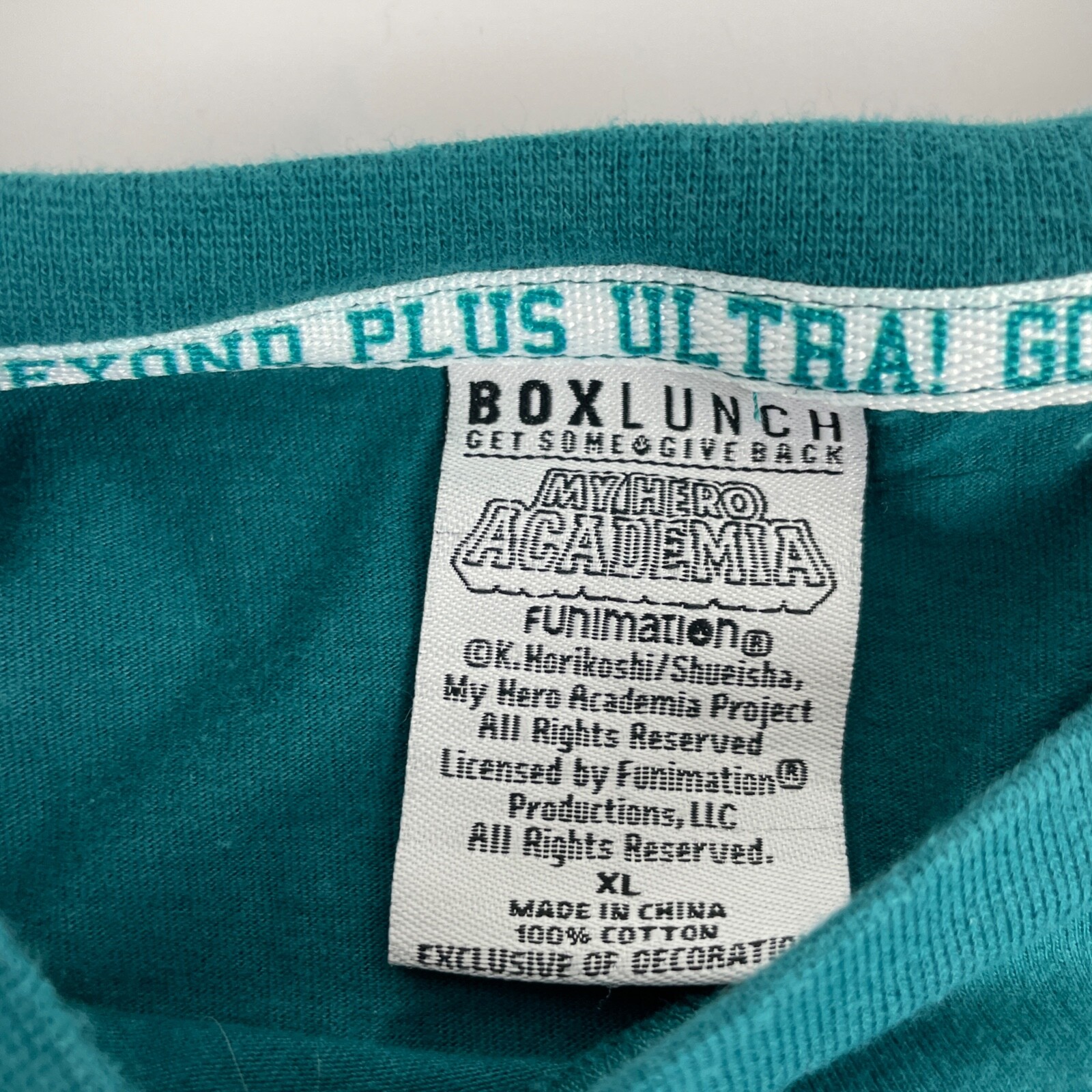 Box Lunch Adult Size XL My Hero Academia Funimation UA High Long Sleeve Shirt gallery