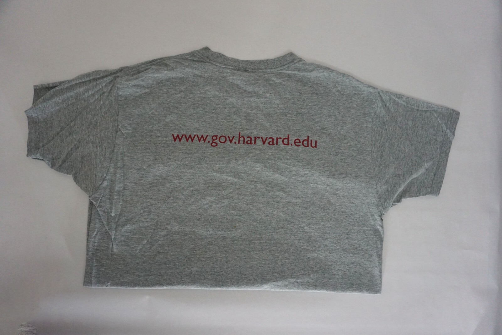 2002 Property of Harvard Department of Gov XLarge Fruit of the Loom T-shirt gallery