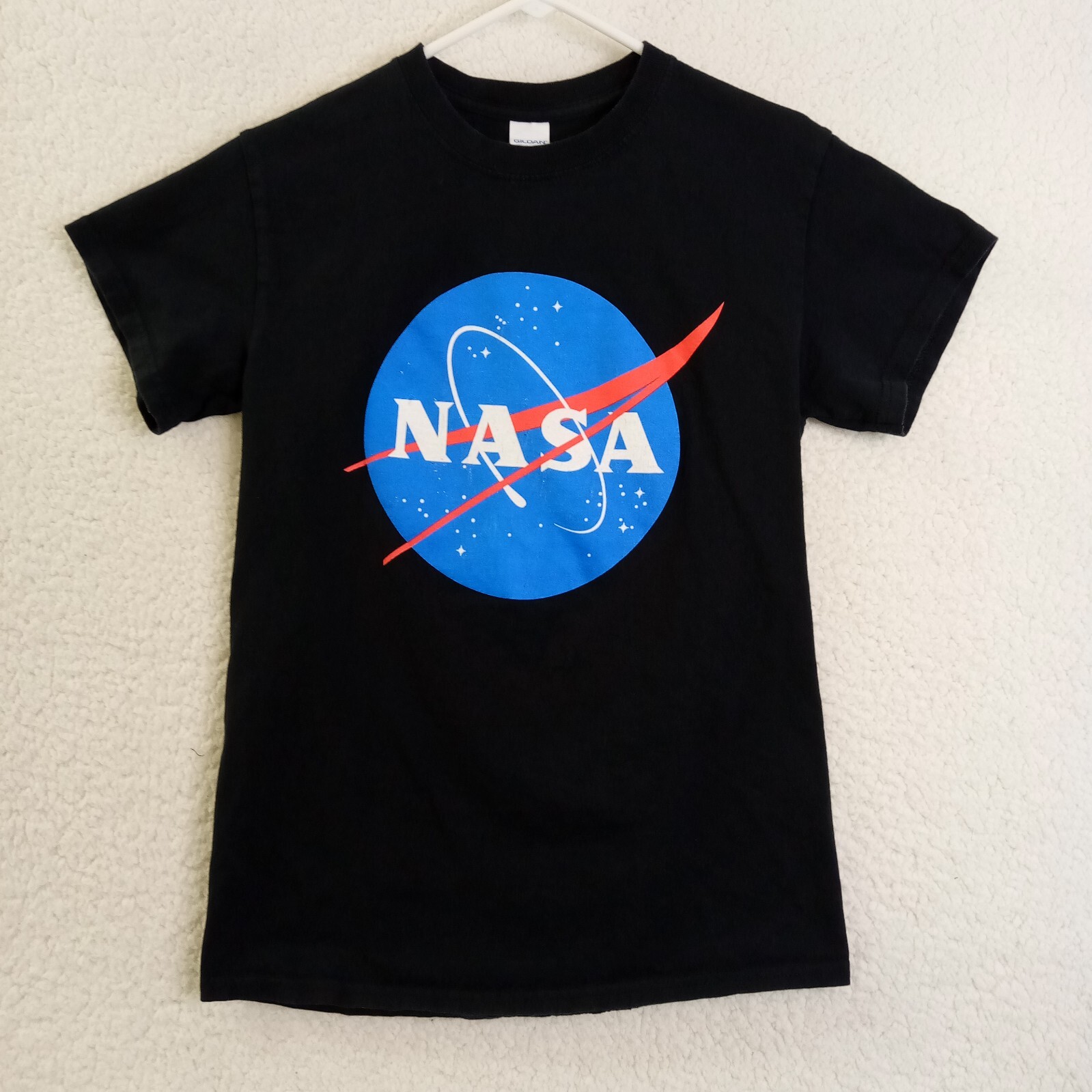 NASA T-Shirt Adult Small Short Sleeve Black Gildan gallery