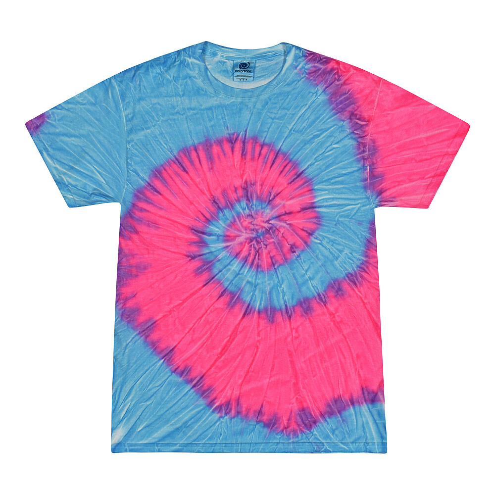 Tie Dye T-Shirts Multi-Color Adult Size 4XL - 5XL 100% Cotton Colortone gallery