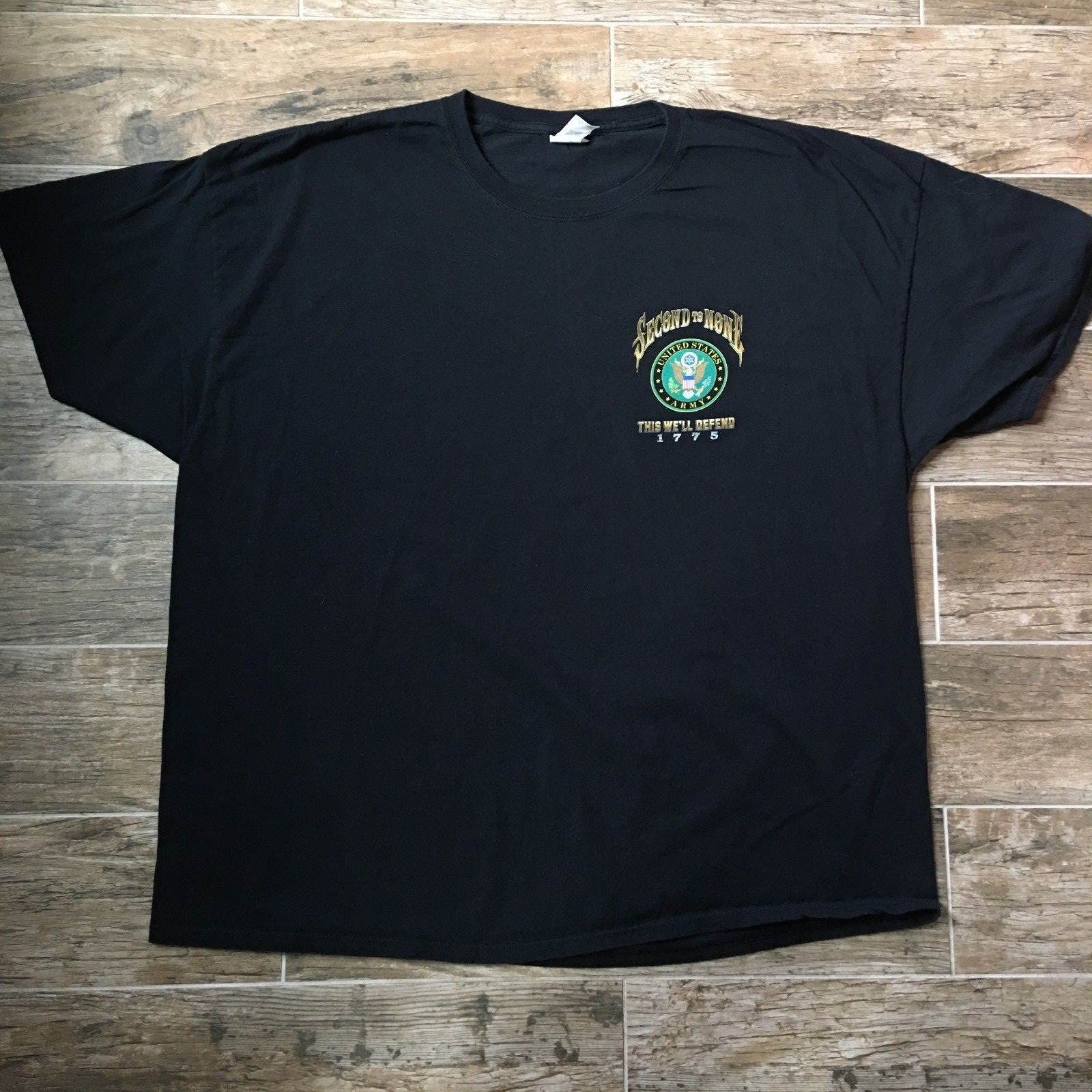 United States Army Soldiers Shirt Second to None This We'll Defend 3XL XXXL EUC gallery
