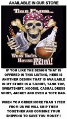 LAUGHING PIRATE SKULL CROSSED BONES JOLLY ROGER EYE PATCH CARIBBEAN T-SHIRT WS27