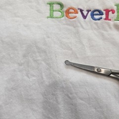 Vintage Single Stitch Giorgio Beverly Hills Multi Color Embroidered Shirt XL