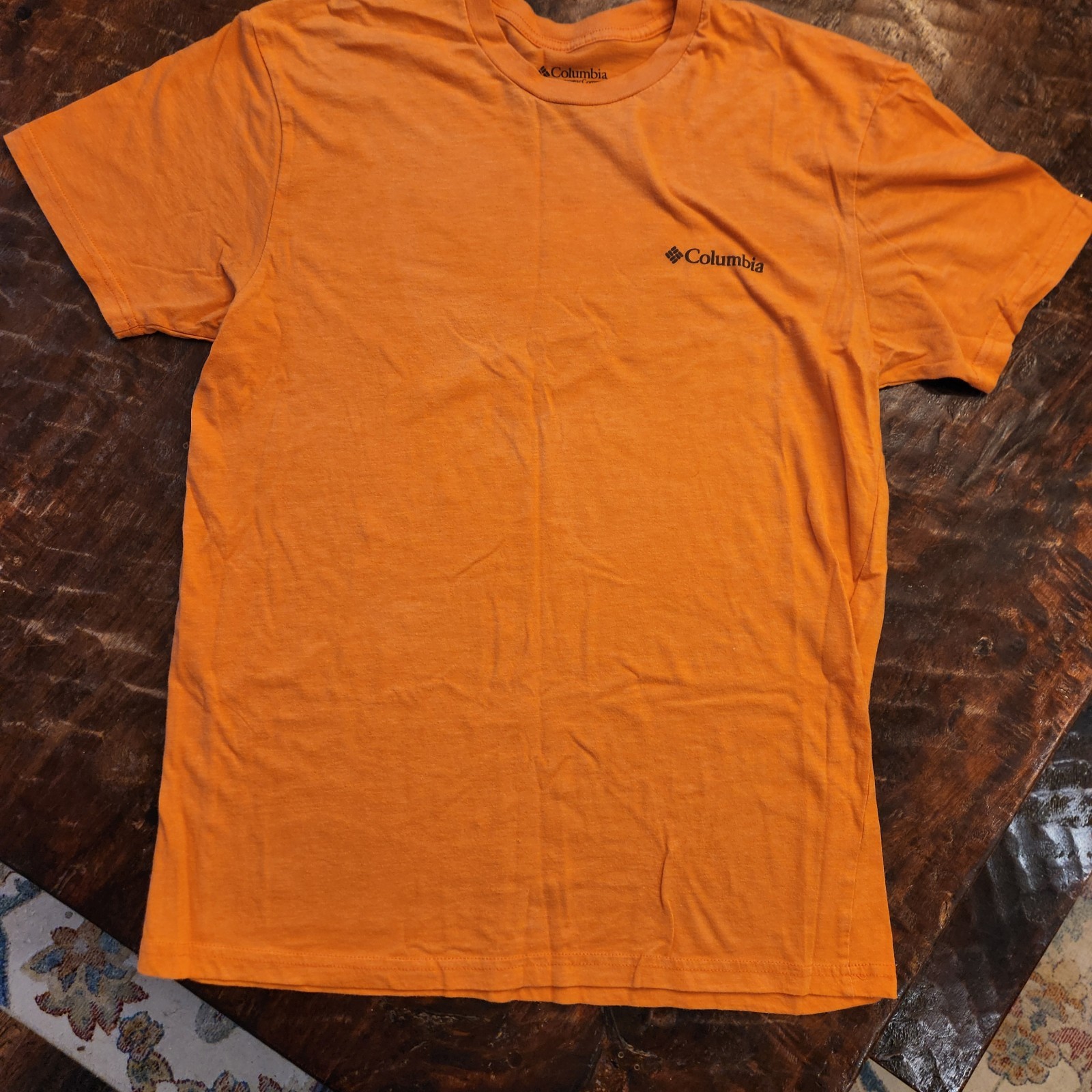 Columbia Texas Longhorns Men's Burnt Orange Copper Basin T-Shirt L Distressed UT gallery