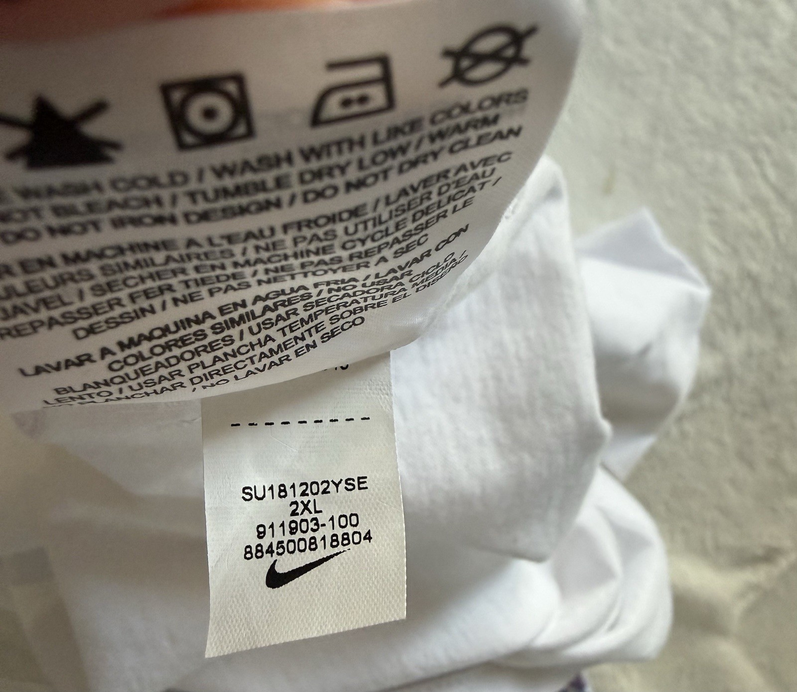 Nike Have A Nike Day Smiley Face T-Shirt White XXL gallery
