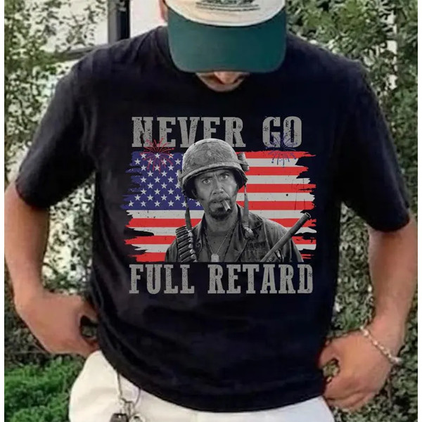 Comfort Colors Tropic Thunder Quote Shirt Vintage 4th of July Graphic Tee gallery
