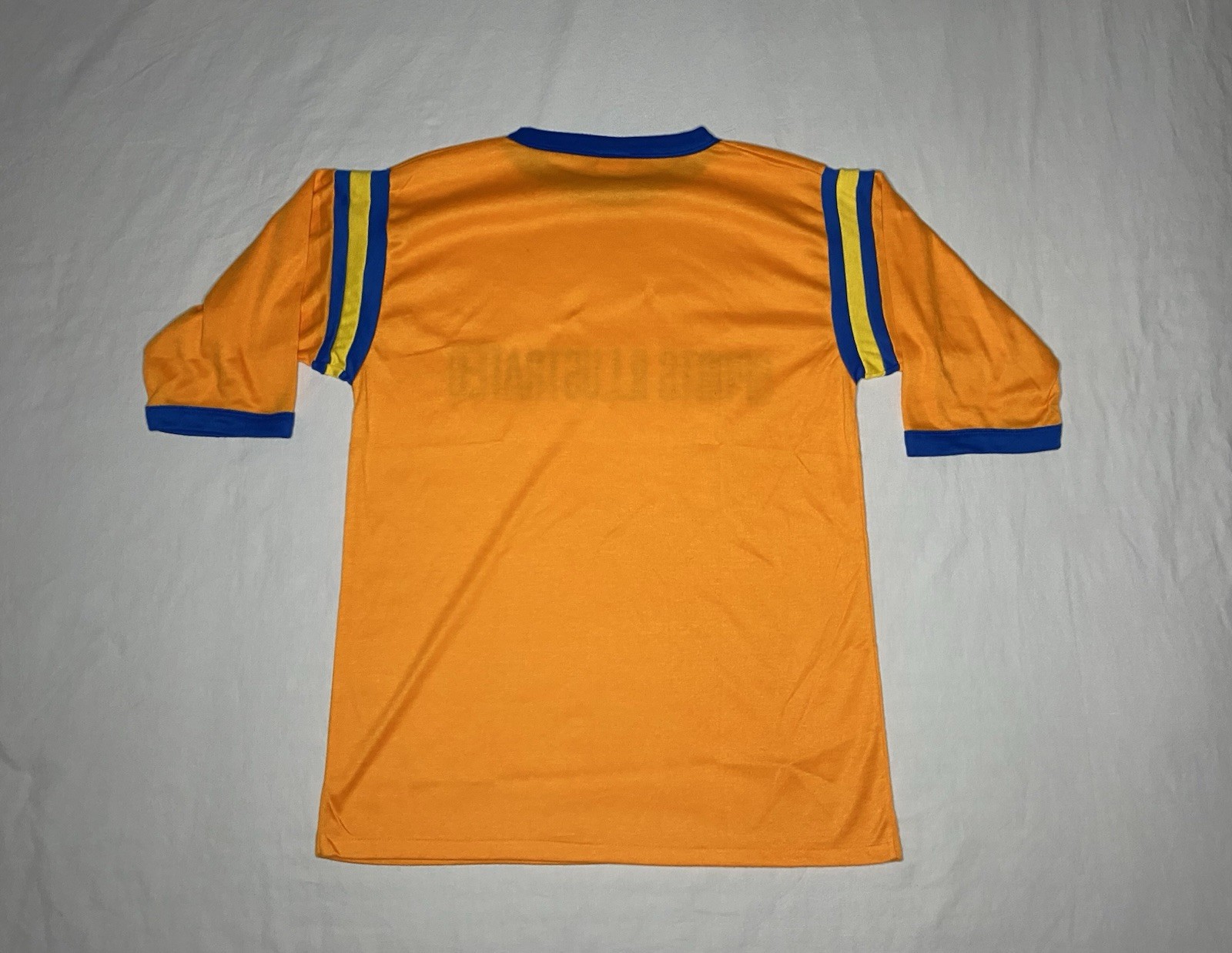 1970’s Sports illustrated Raglan Ringer Tee XL Orange Blue Vintage Retro gallery