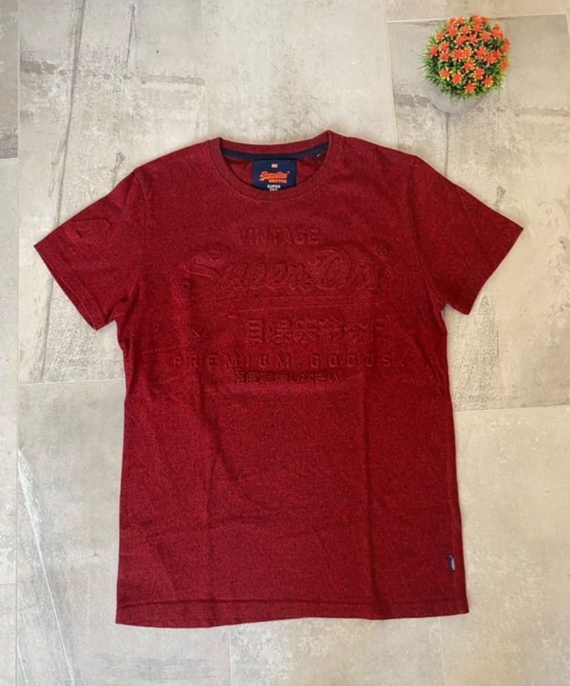 Superdry Vintage Crew T-Shirt Red Size M – Premium Goods gallery