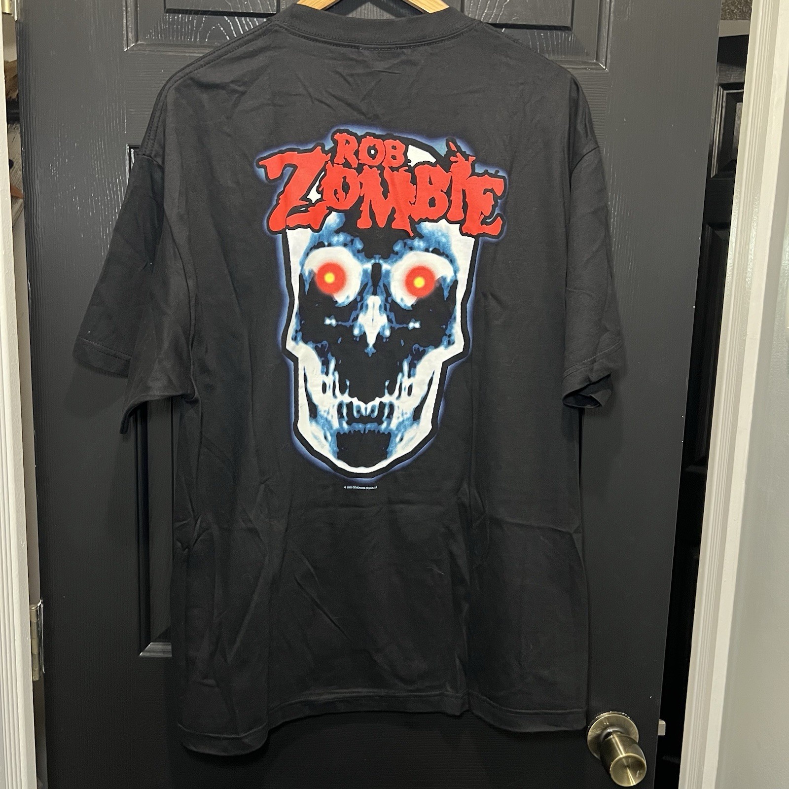 Vintage 2002 Rob Zombie Shirt XL Alstyle Diamond Star Demonoid Delux Y2K Metal gallery