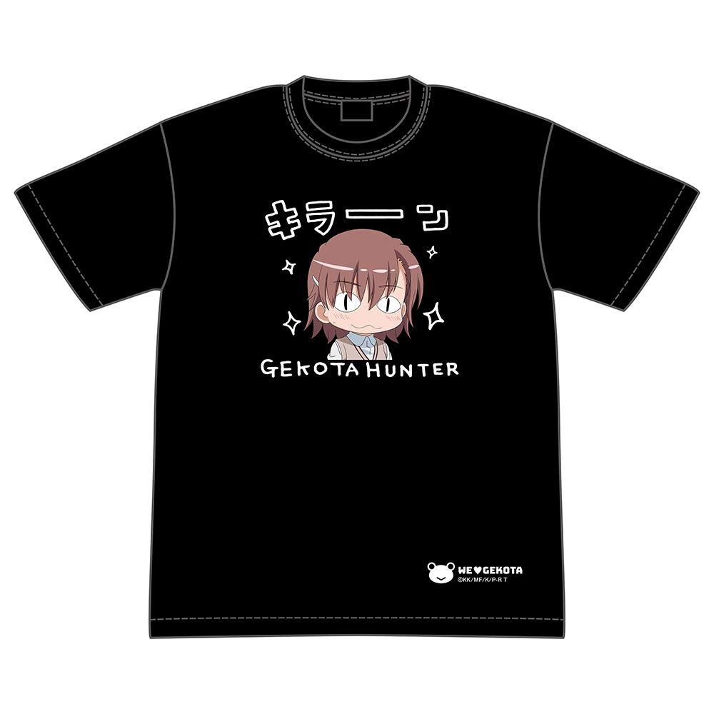 A Certain Scientific RailgunT Gekota Hunter Mikoto T-shirt XL Black gallery