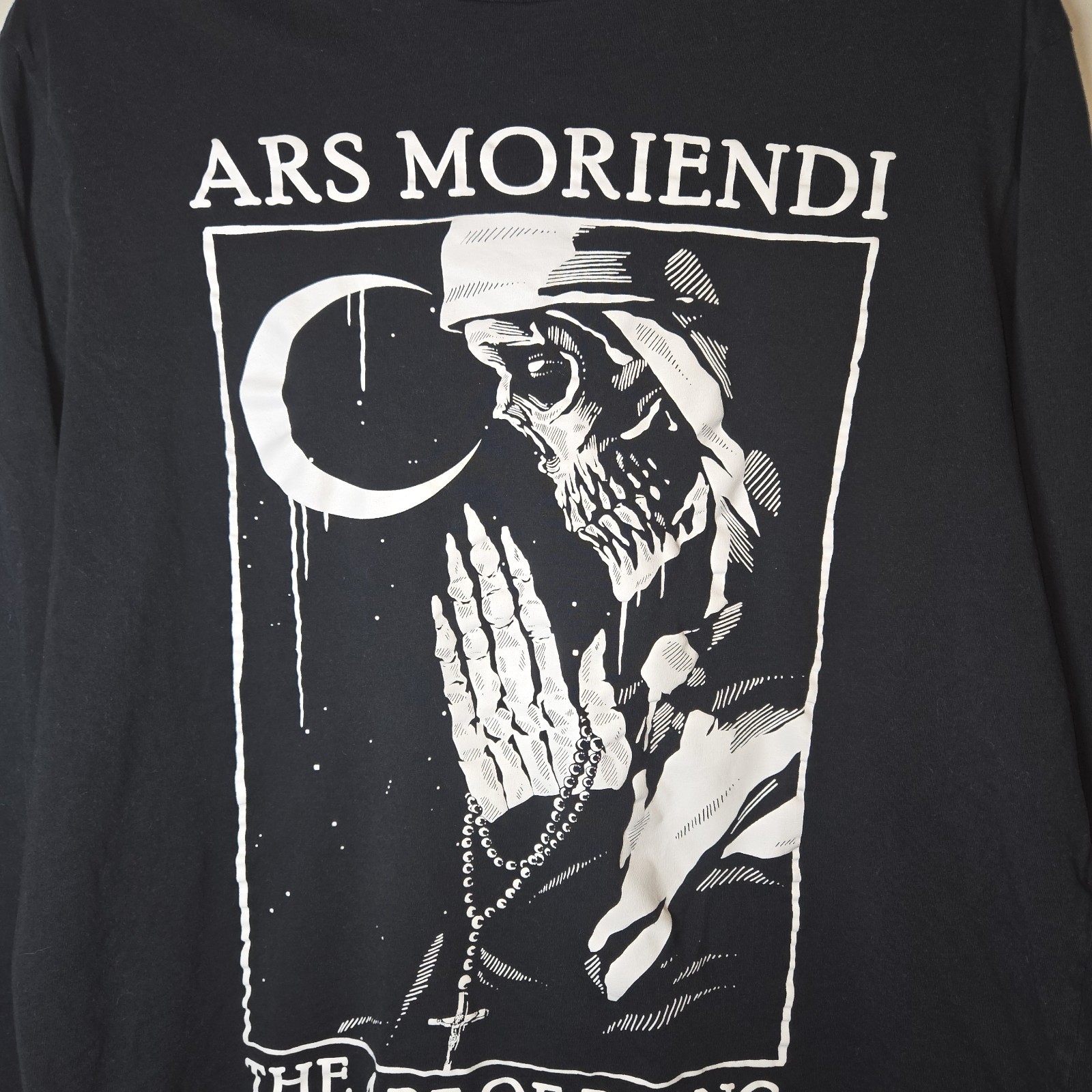 KILLSTAR ARS MORIENDI The Art of Dying Black Goth Adult Long Sleeve Shirt sz XXL gallery