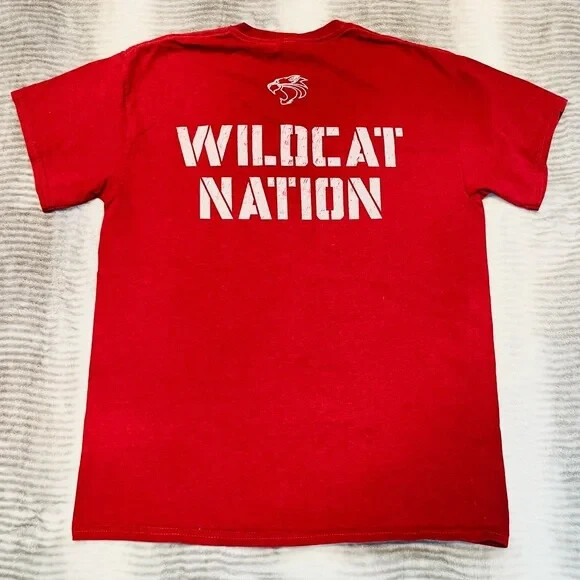 T-shirt LH Wild cats, Red, short sleeve