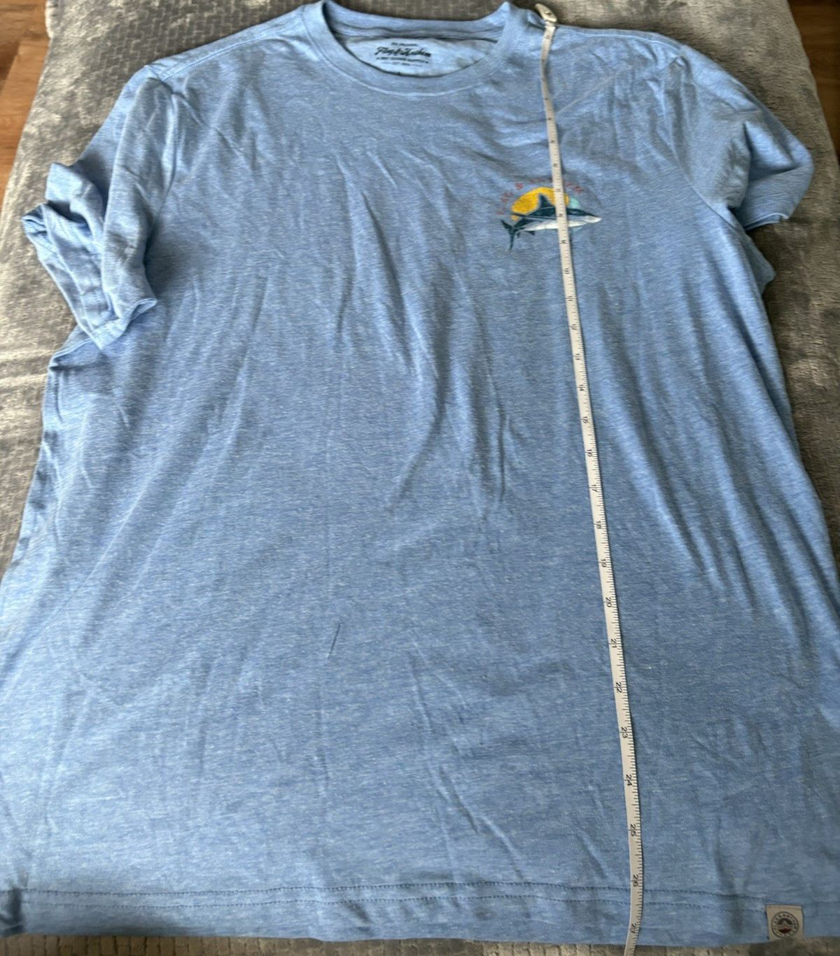 Flag & Anthem Trade Mark T-shirt Men light blue Graphic Print Large gallery