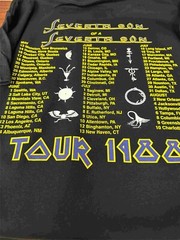 Iron Maiden Can I Play With Madness 7th Son of a 7th Son Tour 1988 Black Sto2XL