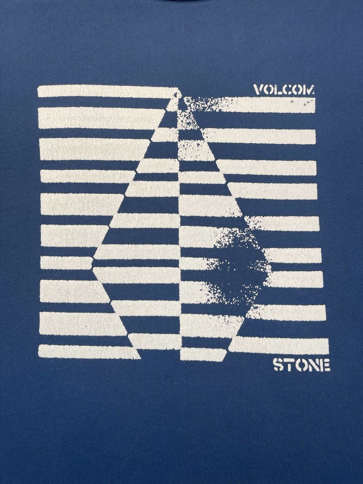 Volcom Stone T-Shirt Blue Men’s Size L Large Geometric Short Sleeve Casual Surf gallery