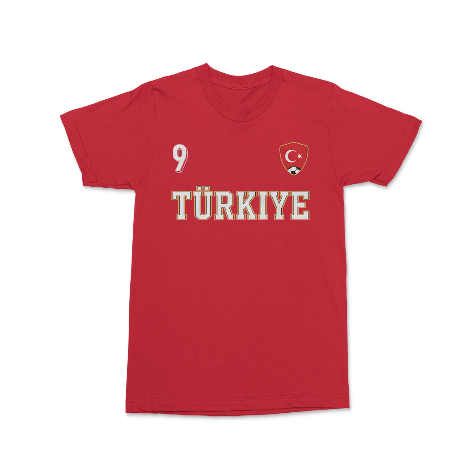 Turkiye Yilmaz 9 Soccer Inspired Jersey Style Unisex T-Shirt gallery