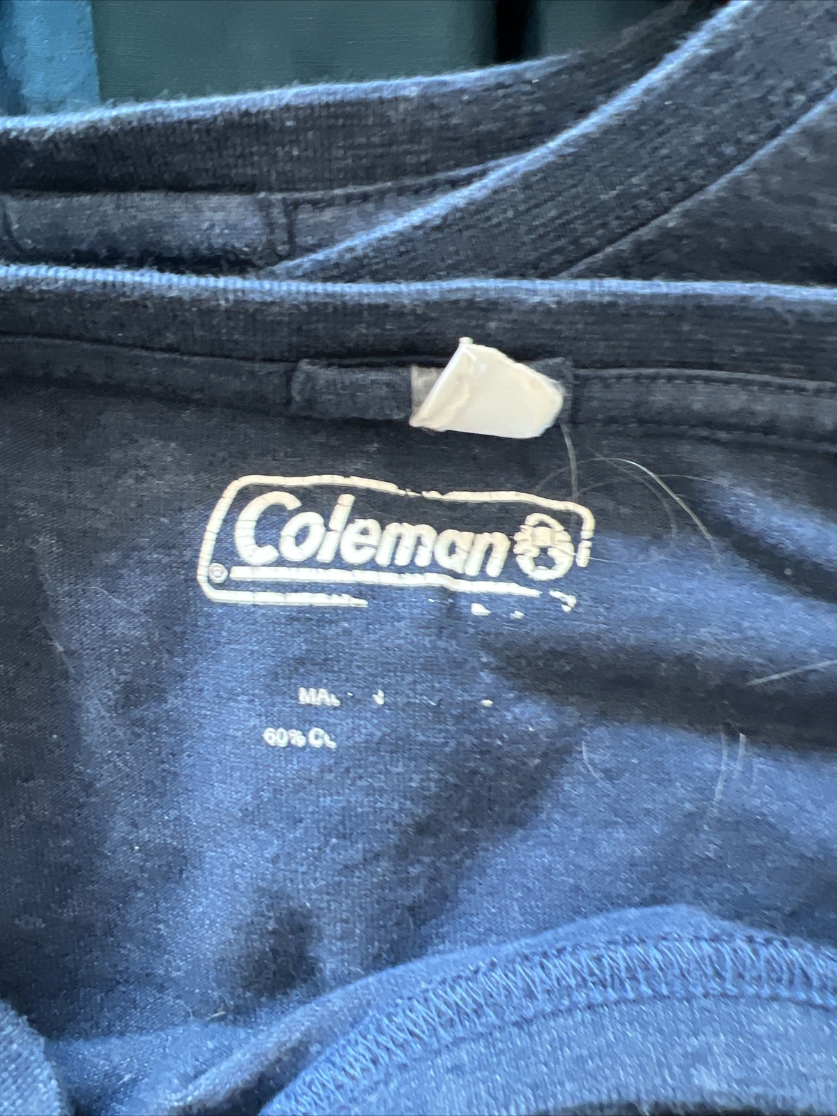 Coleman X Large (2-blue Or 1 Tan Brown) pocket cotton/poly T-shirt gallery