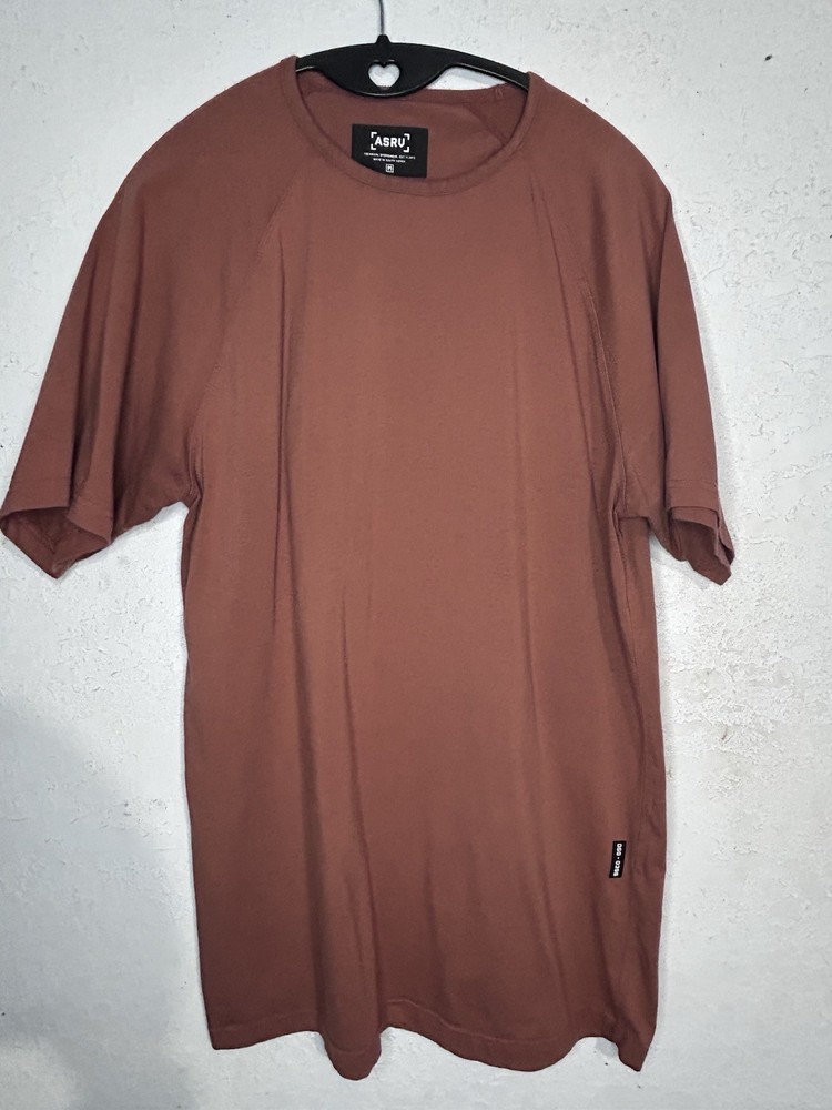 ASRV Men’s Medium Short Sleeve Thick Shirt Burnt Orange Size M