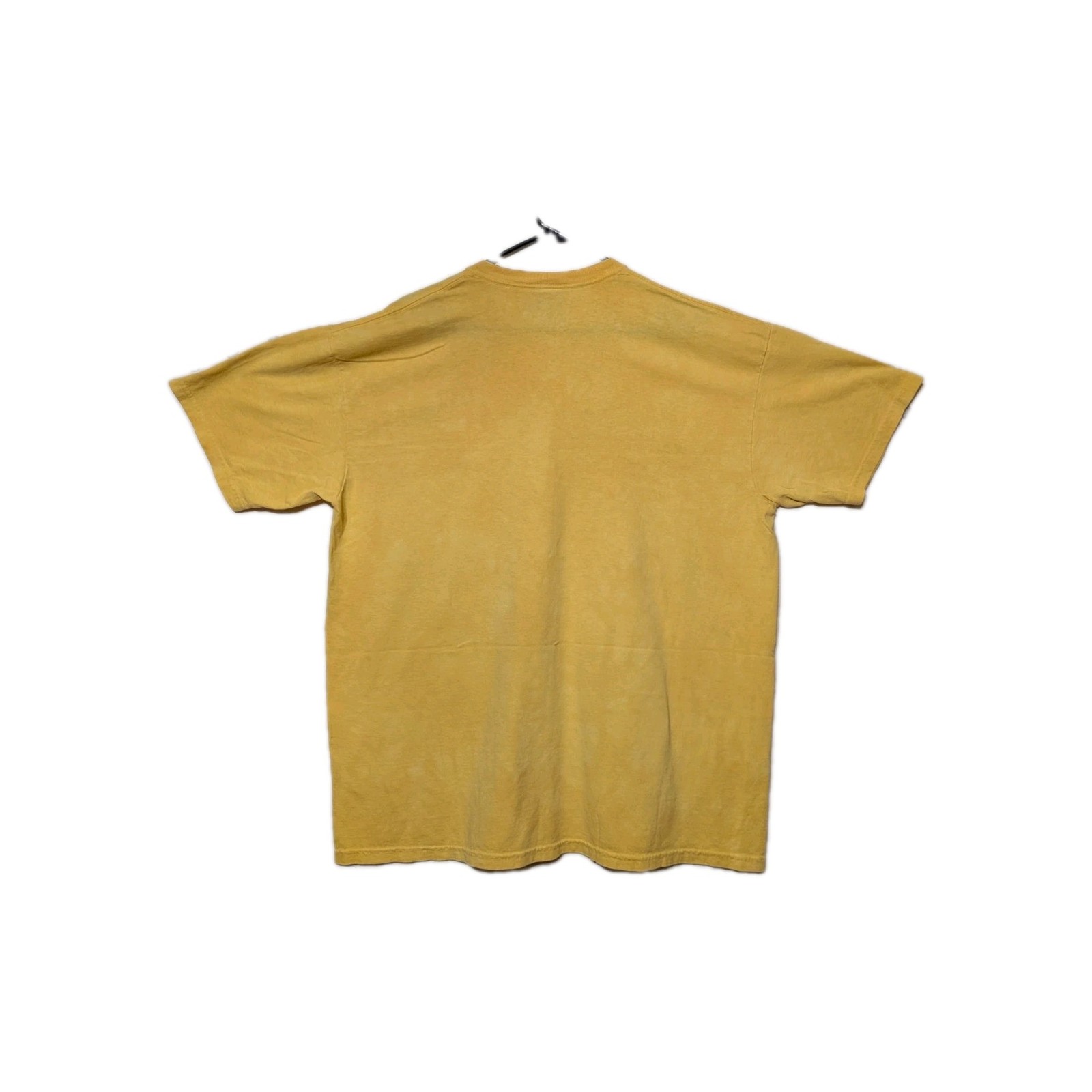 The Mountain Mens T-shirt Yellow The Mountain Wolf Leather Tag XL #3158 NWOT gallery