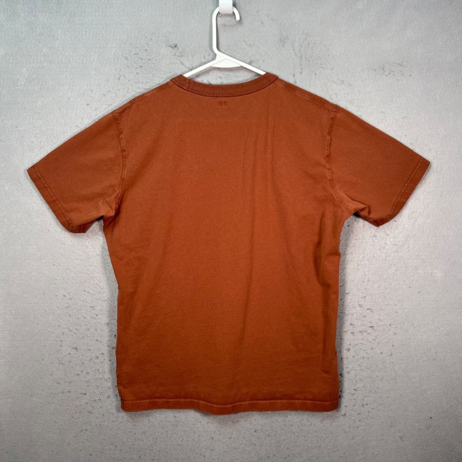Uniqlo U Mens Size Large Brown Crew Neck Short Sleeve T-Shirt 100% Cotton gallery