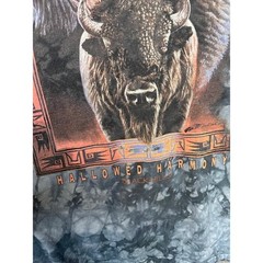 David Behrens Hallowed Harmony Black Hills T-Shirt Wolf Eagle Tie Dye XL