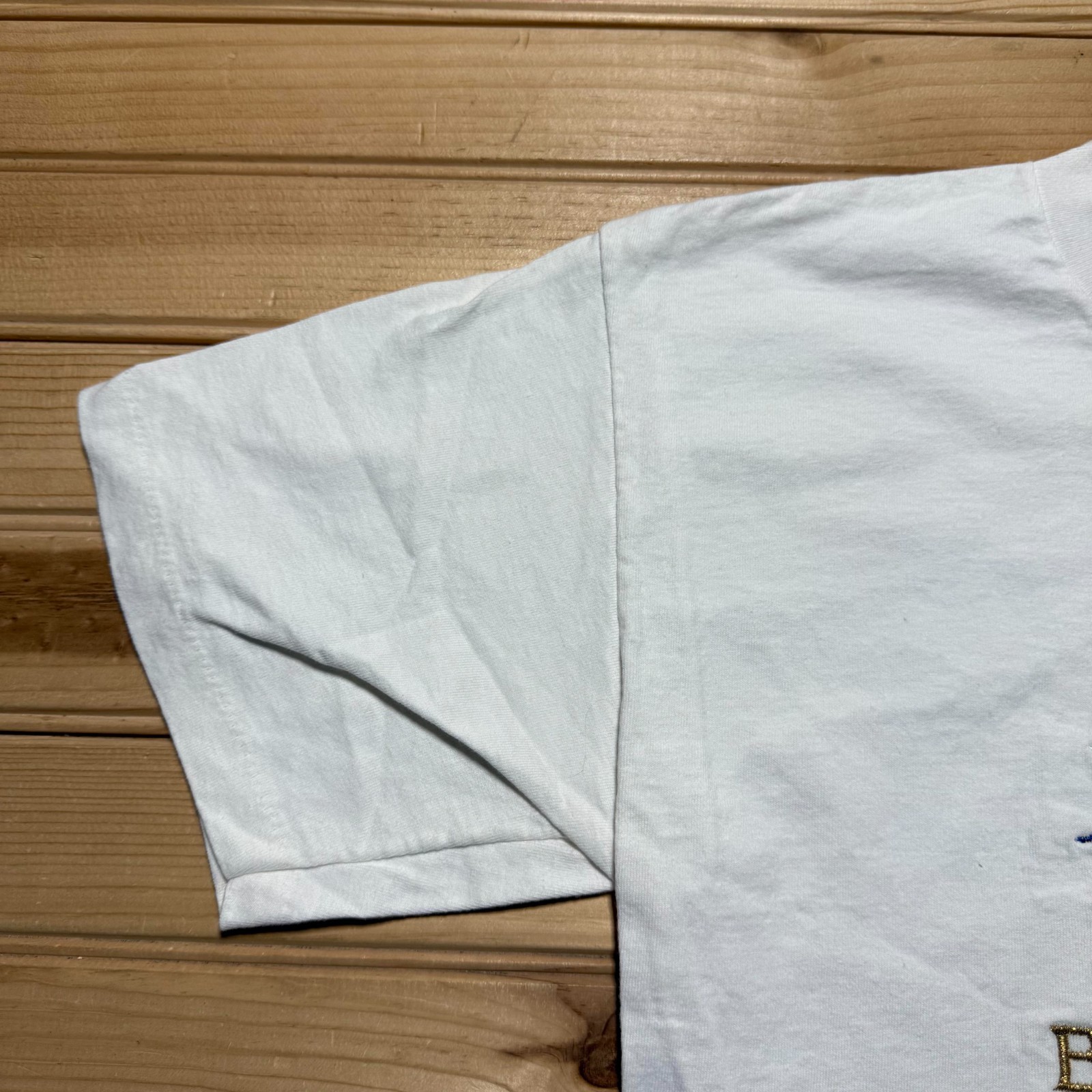 Vintage 90s Bahamas Paradise Island Embroidered Nautical Souvenir T-Shirt Medium gallery