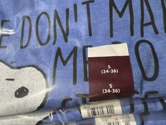 PEANUTS SNOOPY Men’s Size S (34-36) Graphic T-Shirt Short Sleeve • Blue