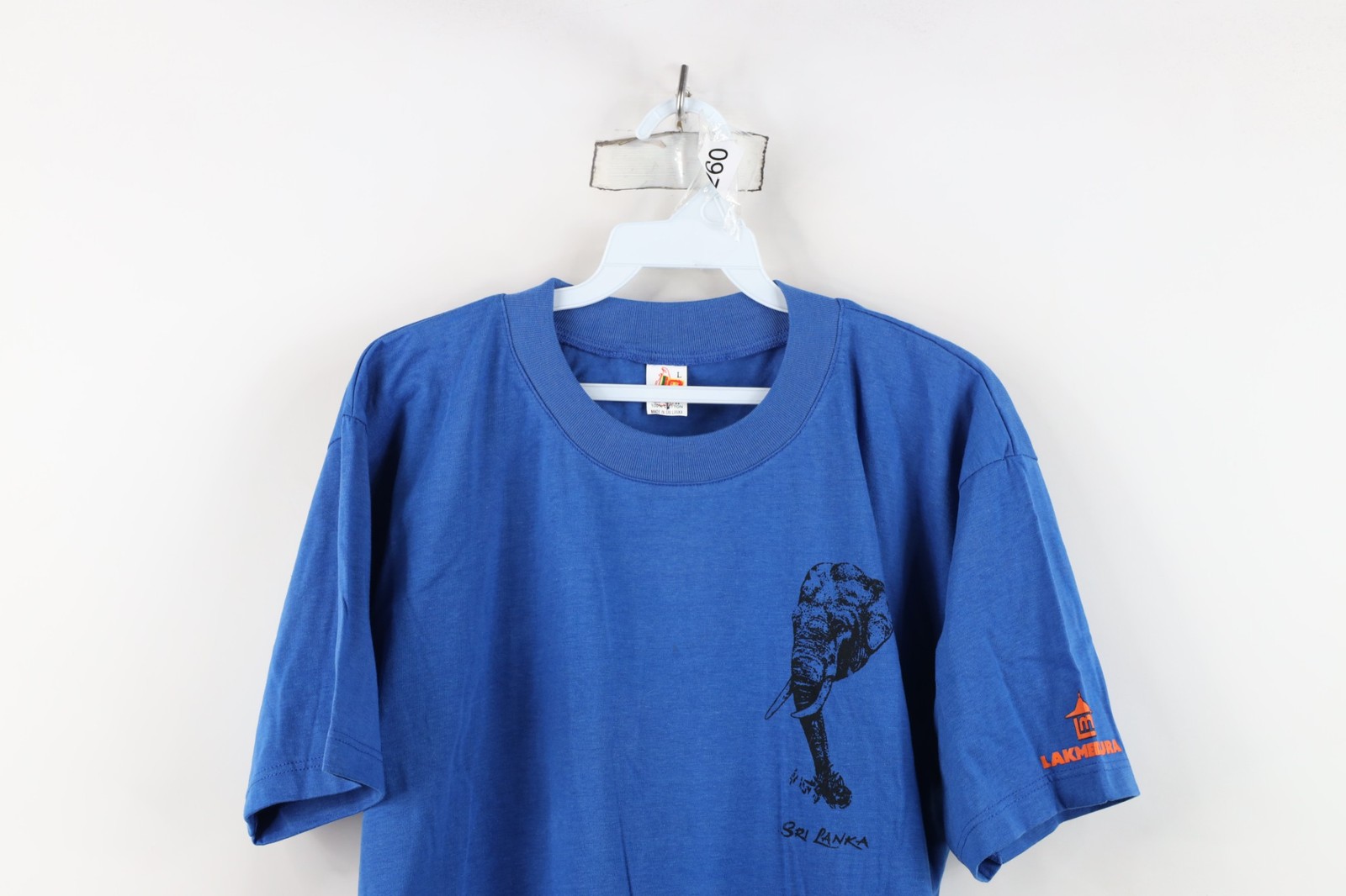 Vintage 90s Y2K Streetwear Mens Large Sri Lanka Elephant Short Sleeve T-Shirt gallery