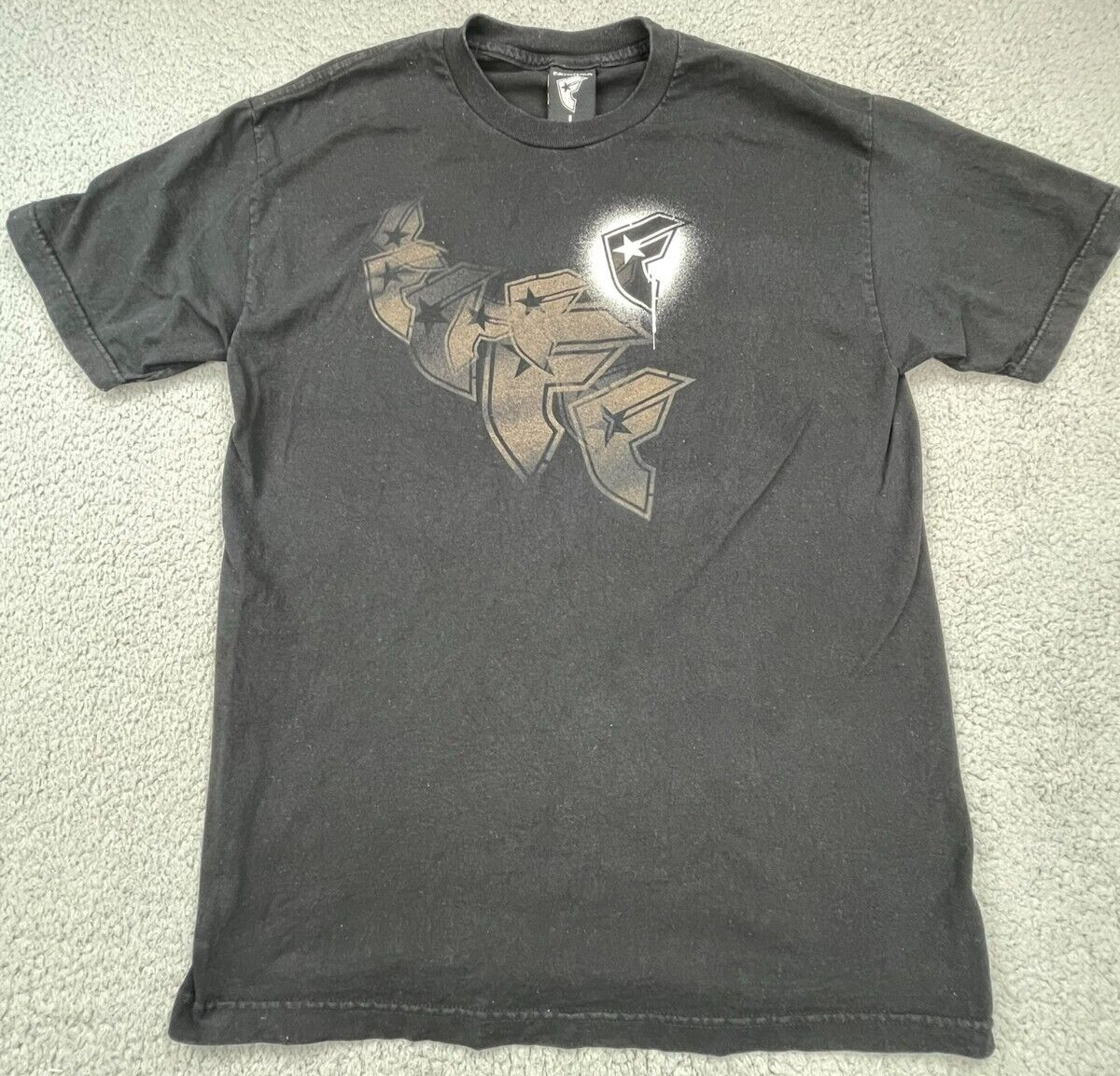 Famous Stars And Straps Shirt Mens Large Short Sleeve Graffiti Style Graphic Tee gallery