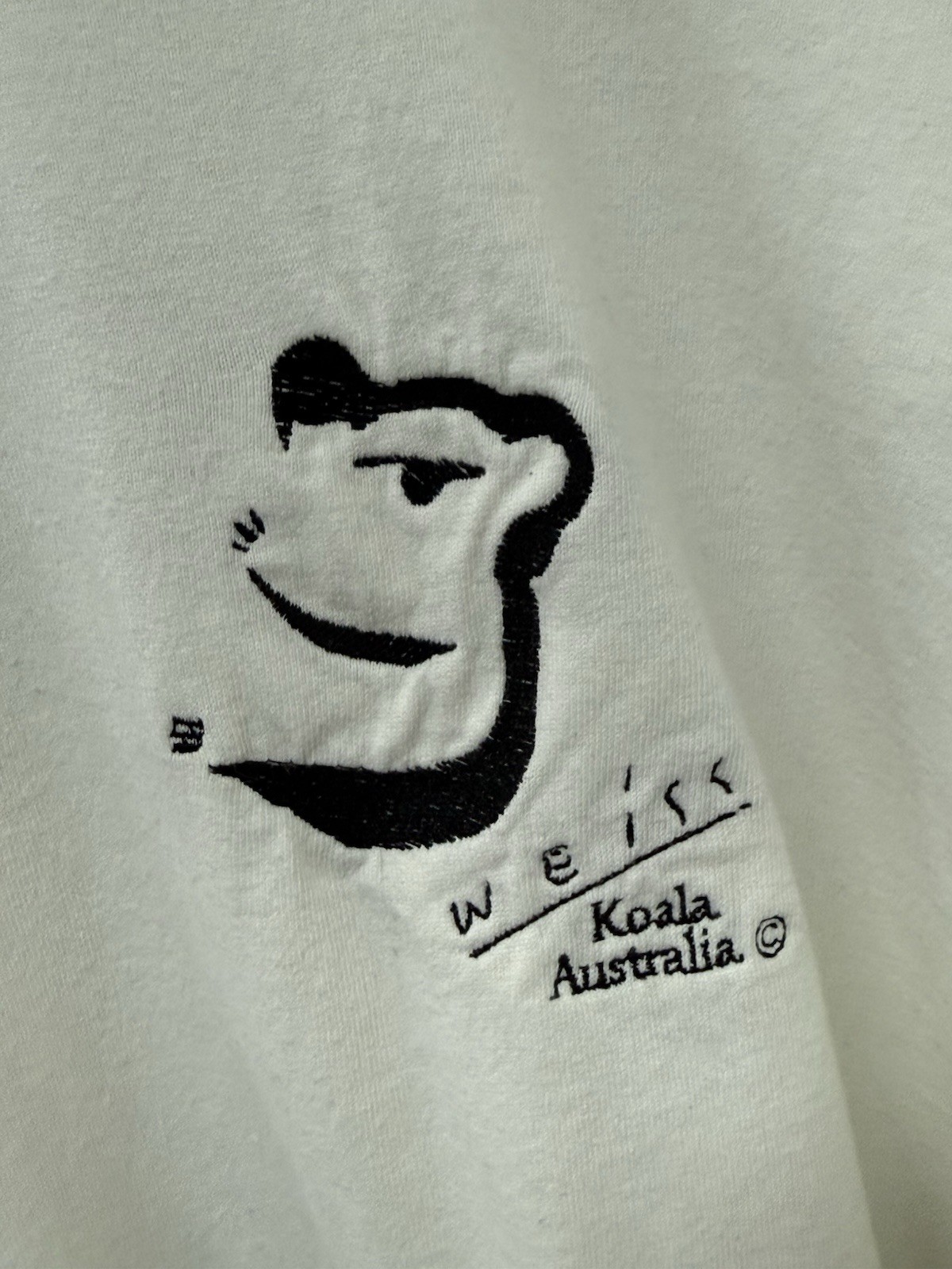Vintage Koala Weiss Australia Short Sleeve T Shirt White Art Large L gallery