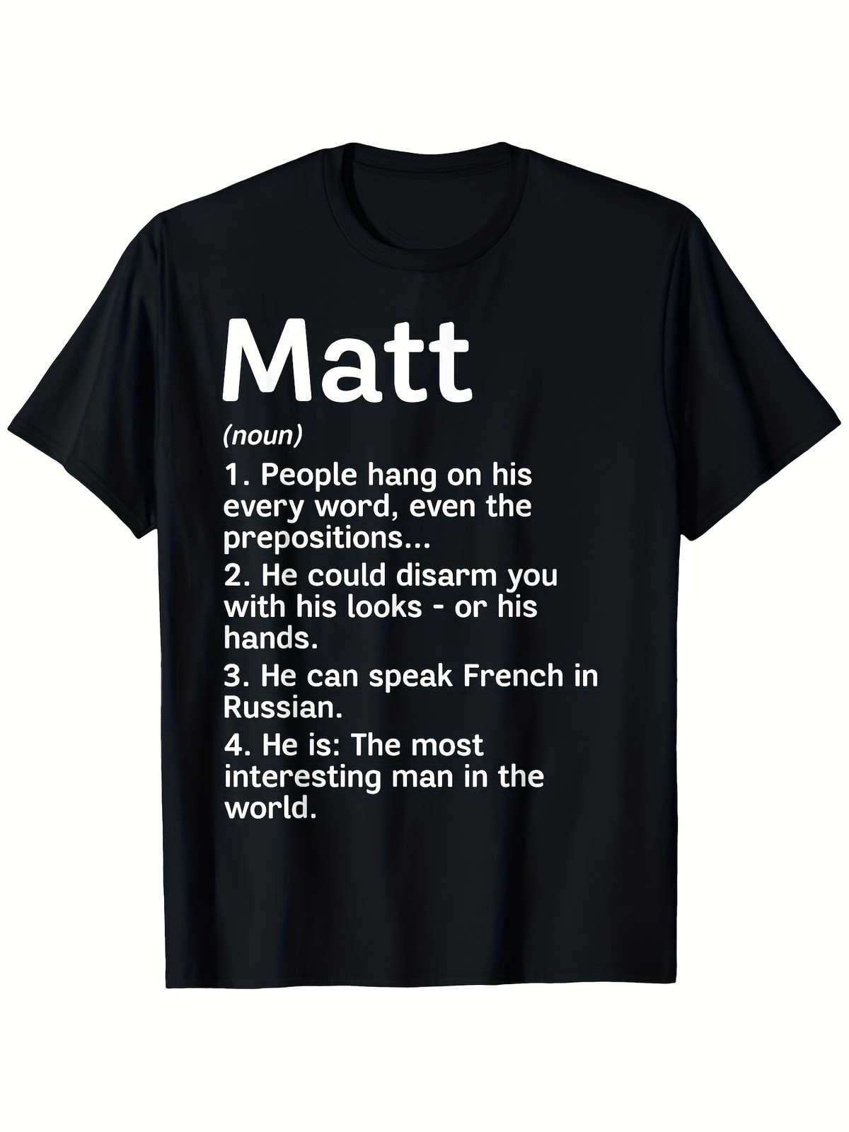 180G Men’S Casual Printed Short T-Shirt with Round Neck, Unisex Gift, Interest