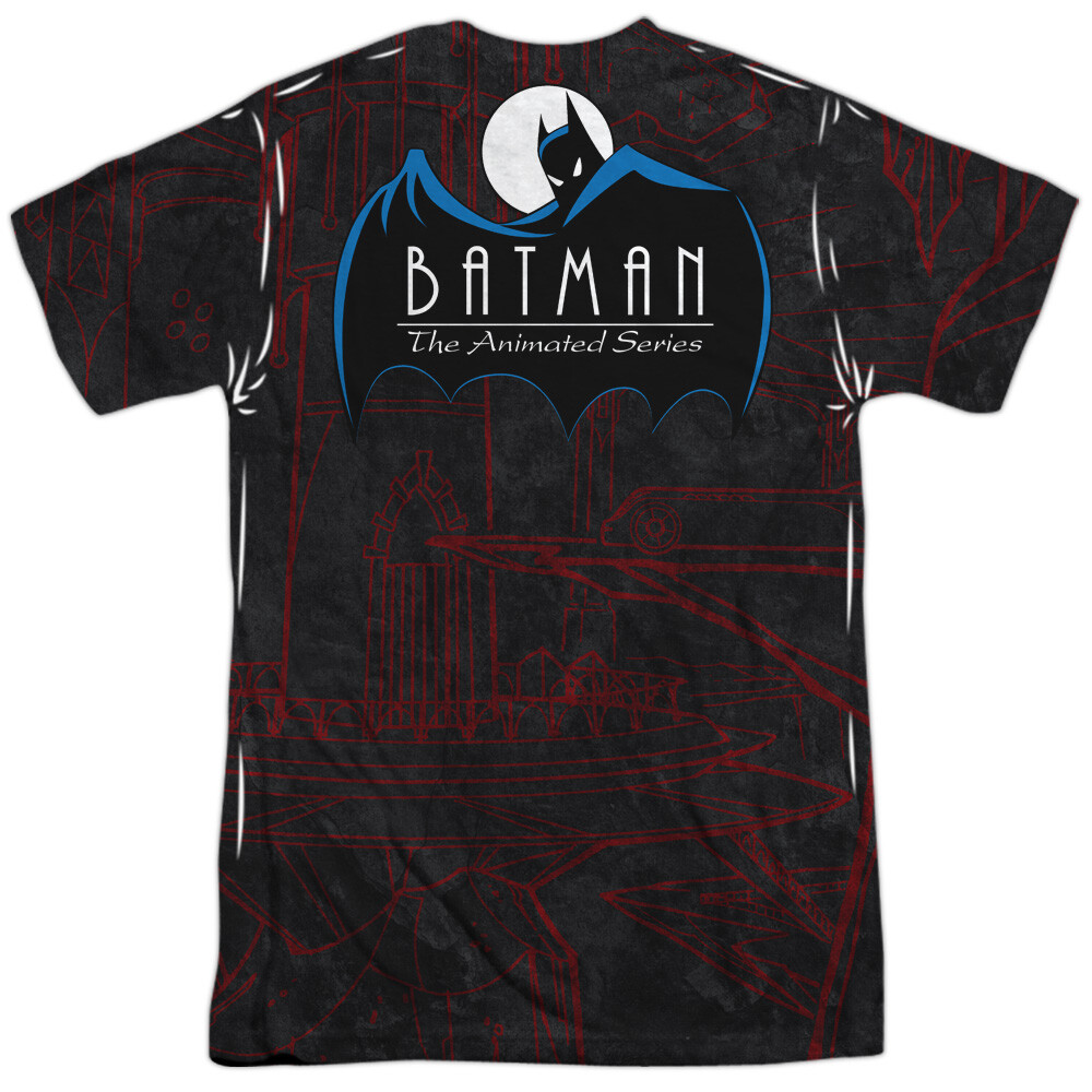 Batman The Animated Series Cave Leap Unisex Adult Costume T Shirt, S-3XL gallery