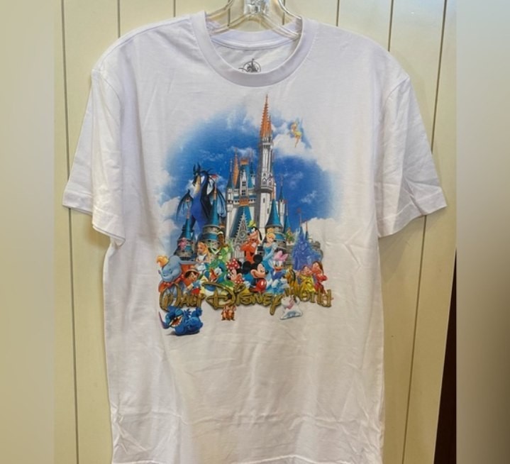 Walt Disney World Parks Cinderella Castle Retro Vintage Adult T-Shirt gallery