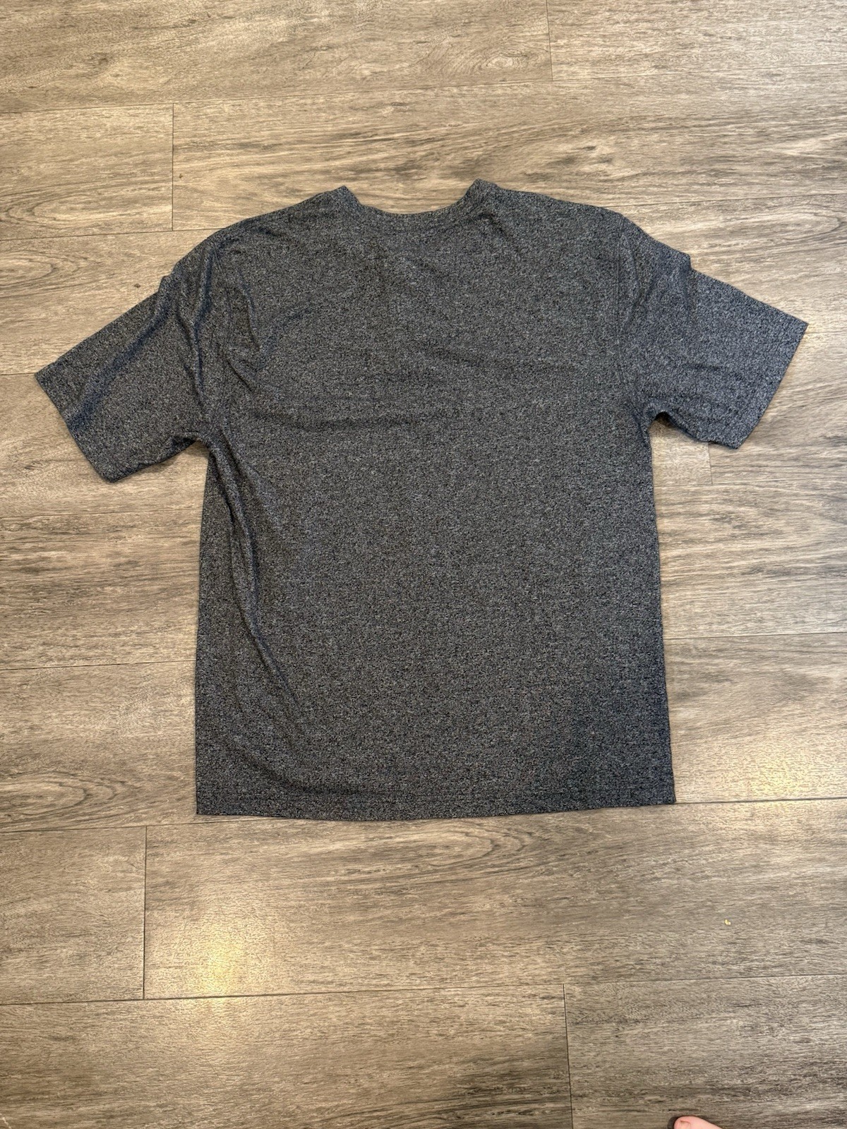 Gray Heather Henley Tee. Men’s XL Rugged Wear brand. 50% poly, 50% cotton. gallery