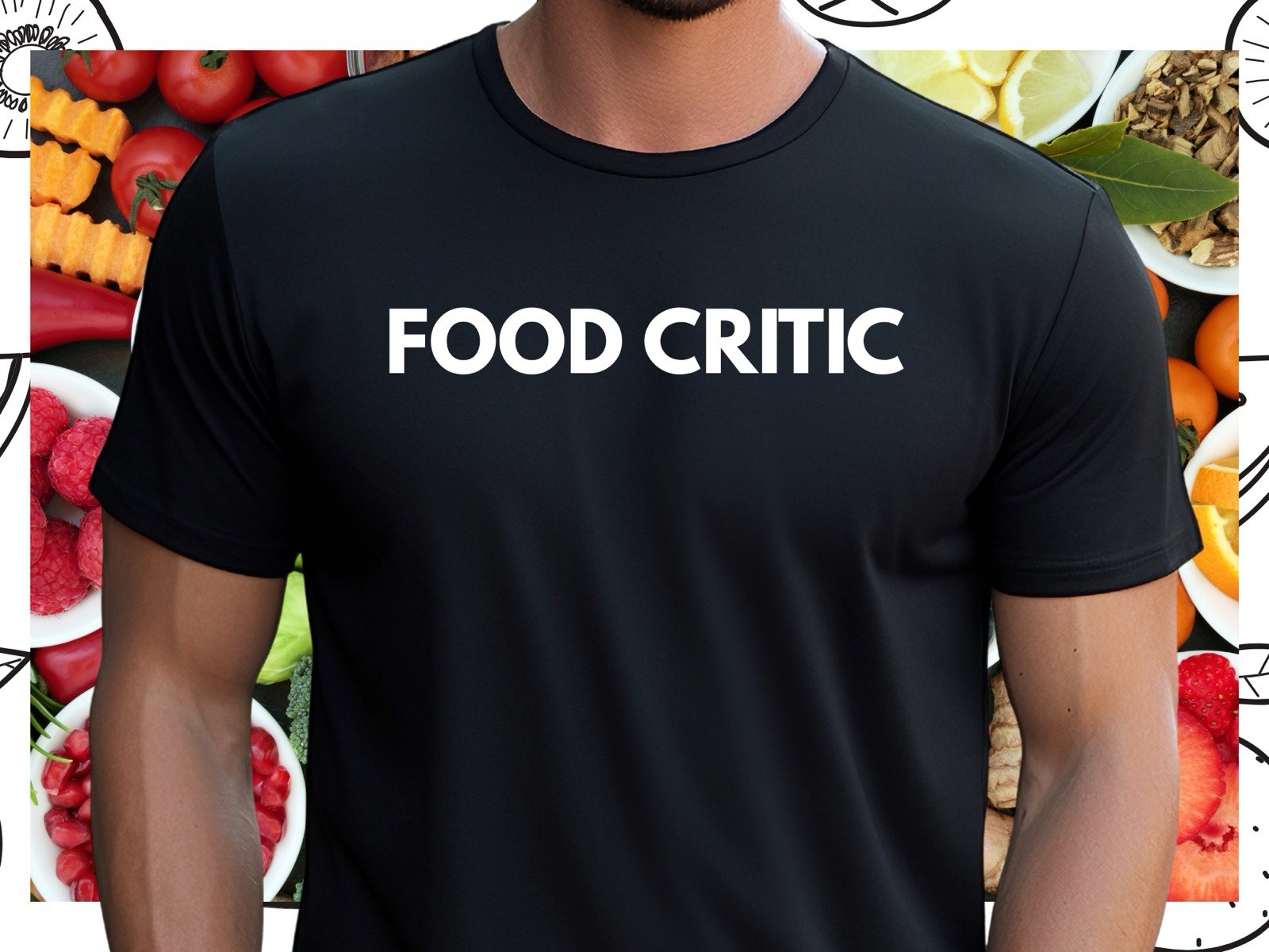 Food Critic Shirt | Professional Snack Tester T-Shirt | Funny Foodie Graphic Tee gallery