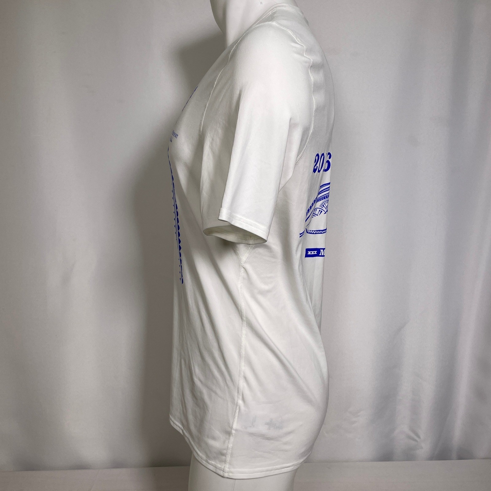 Four Seasons Maui Outrigger Canoe Patagonia Capilene White T-Shirt Men's MEDIUM gallery