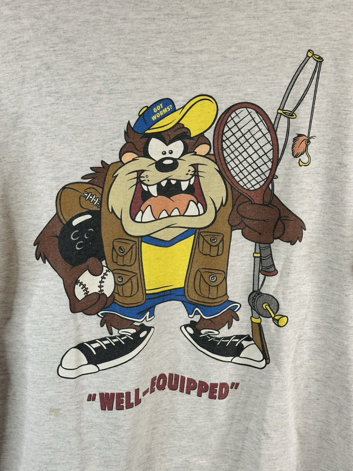Vintage Taz Looney Tunes T-Shirt XL Warner Bros Studio Store 90s USA gallery