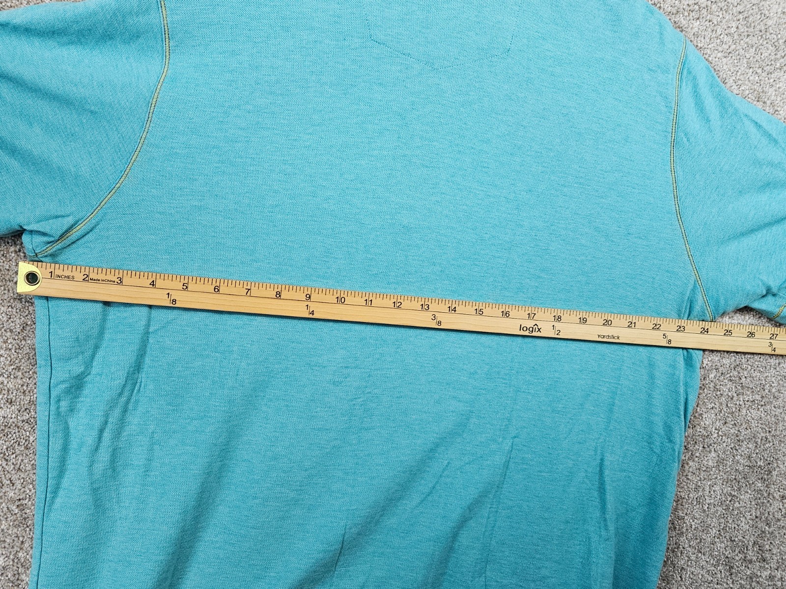 Robert Graham Polo Mens Large Green Short Sleeve Collared Shirt Contrasting Trim gallery