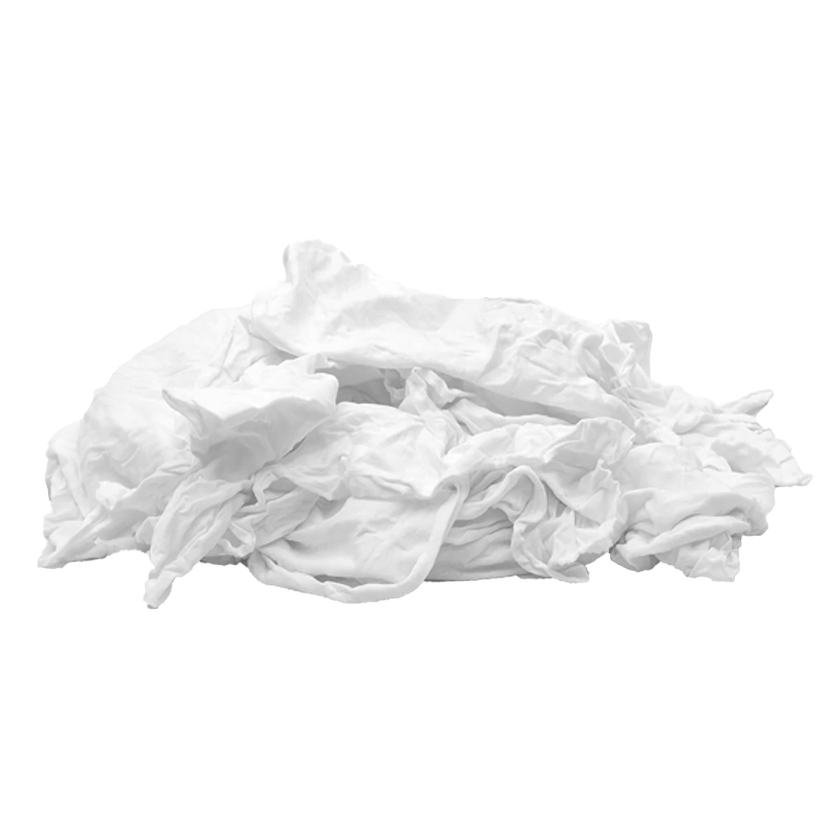SupremePlus White T-Shirt Rags 10 lbs Cotton Multi-Purpose Cleaning Shop Towels gallery