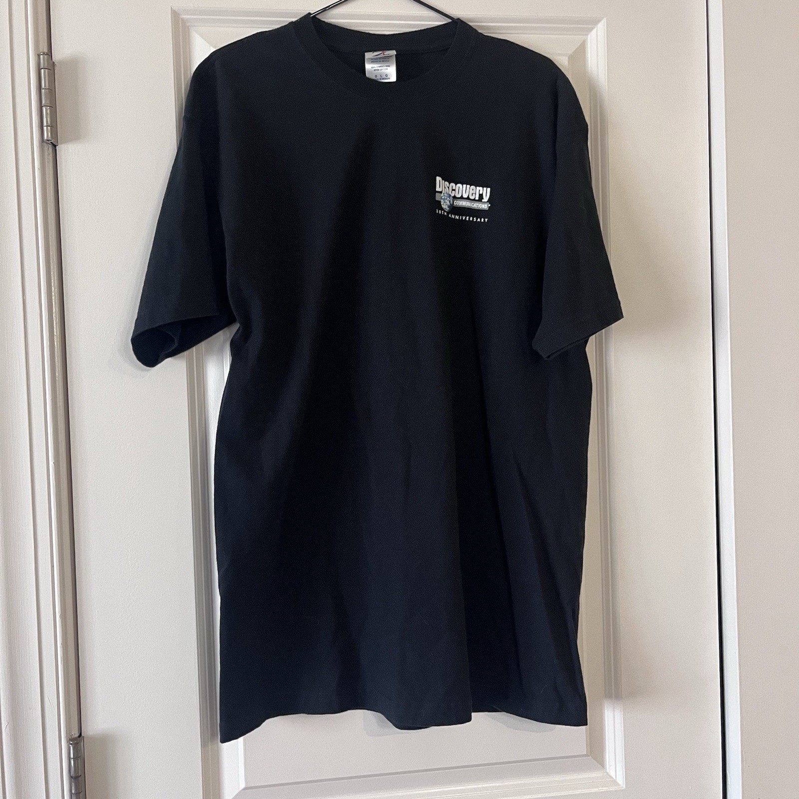 Jerzees Discovery 100% Cotton Men's Black Graphic Cotton T-Shirt L 2005 gallery
